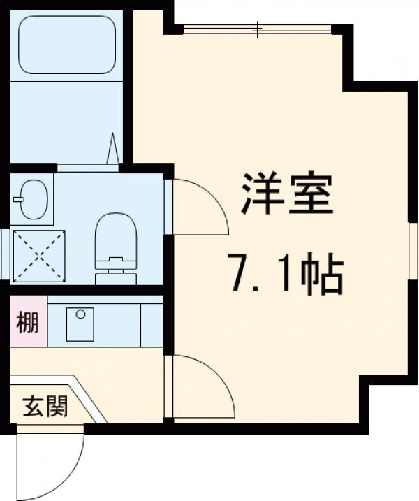 クレール堀切の間取り