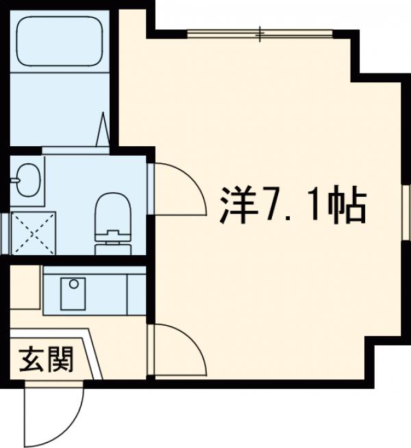クレール堀切の間取り