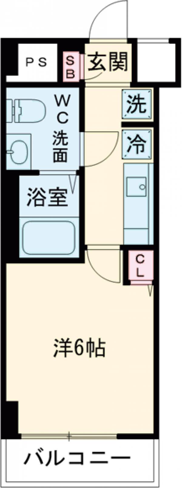 GENOVIAお花茶屋Ⅱskygardenの間取り