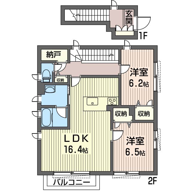 メゾン茶屋坂の間取り