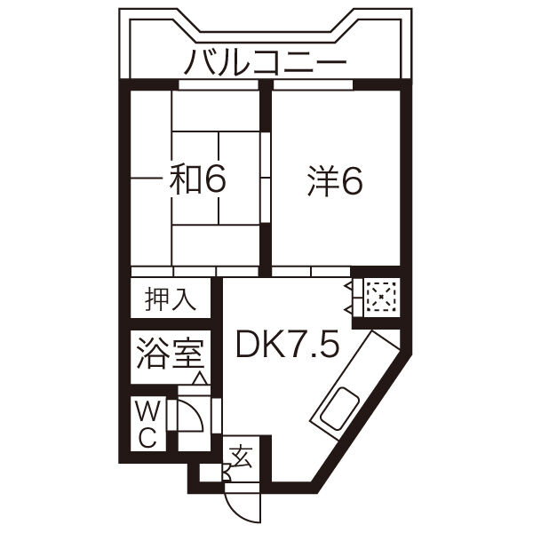 エクセル須賀の森の間取り