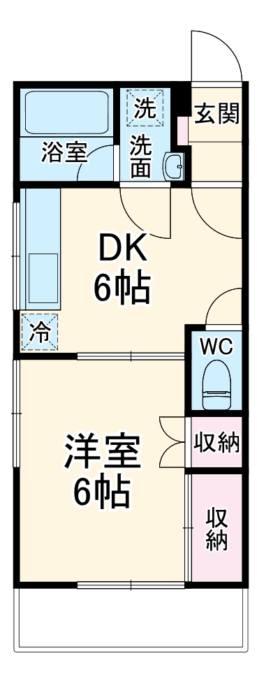 サニーコートⅡの間取り