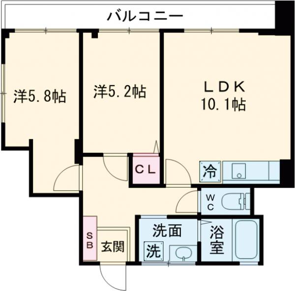 ブライトレジデンス仙川の間取り