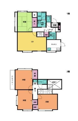 長作町戸建の間取り