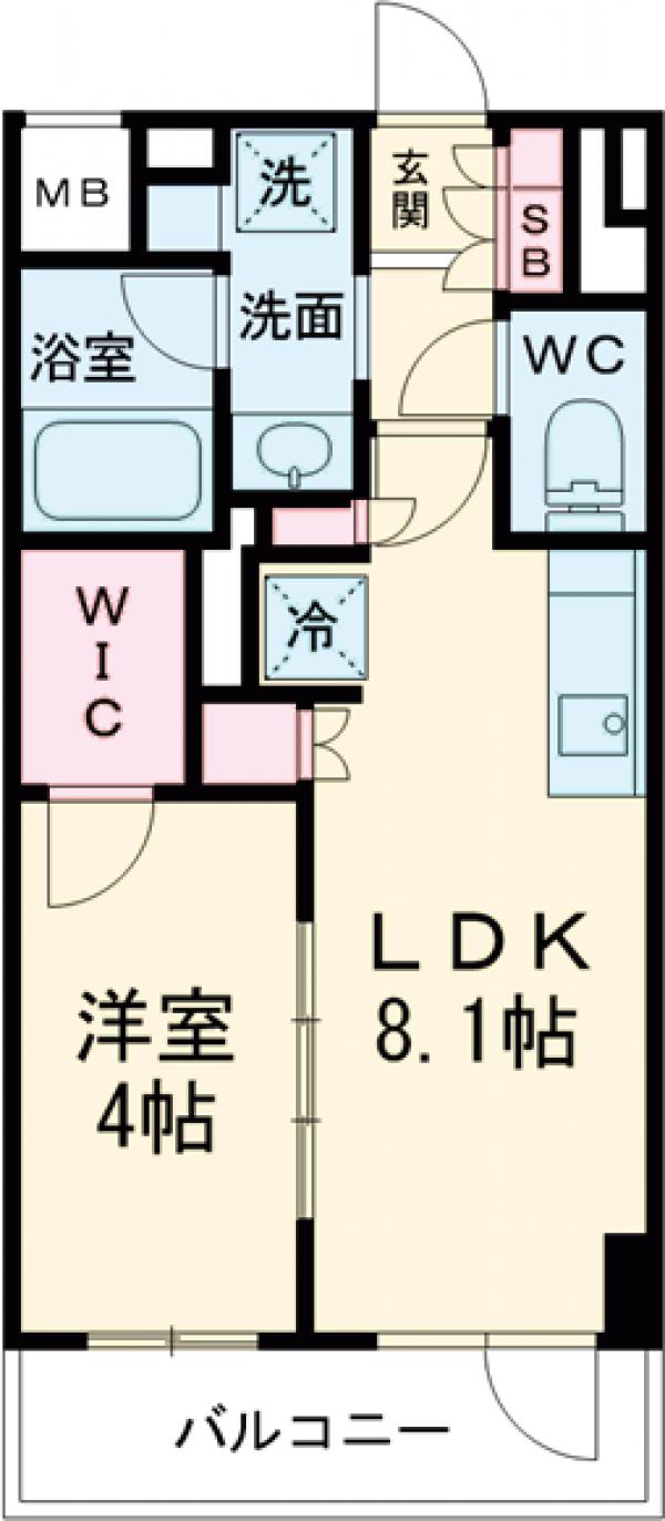 パレステージ赤塚の間取り