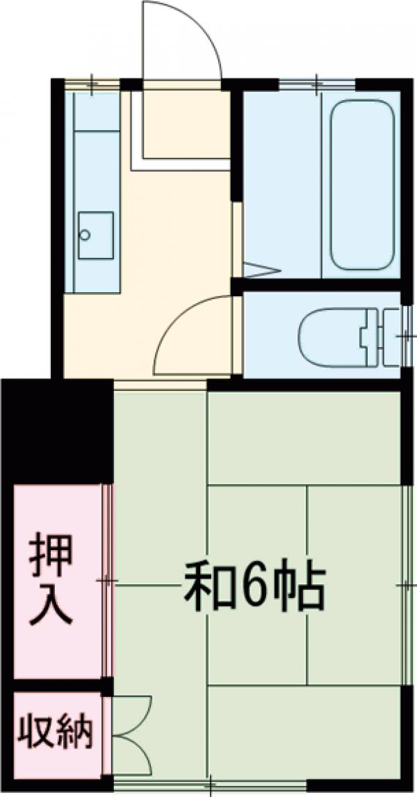 コーポ田中の間取り