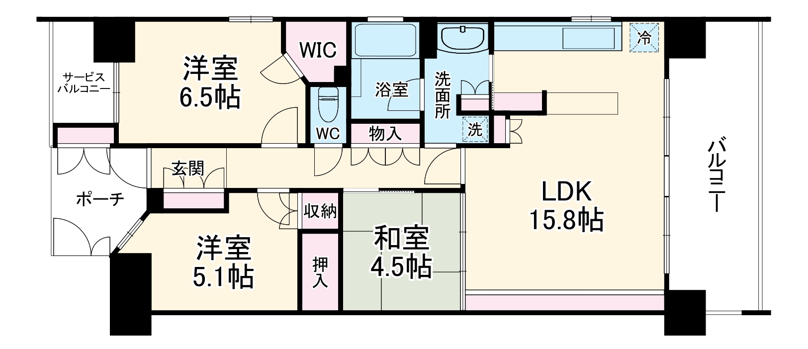 藤和シティホームズ大阪城北の間取り