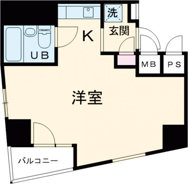 菱和パレス新宿七丁目の間取り