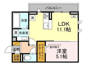 D-ROOM君塚ⅠAの間取り