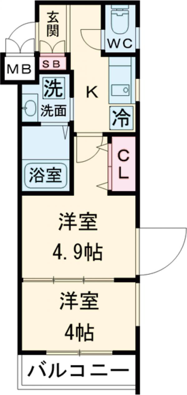 MJC京都EsTRUTHの間取り