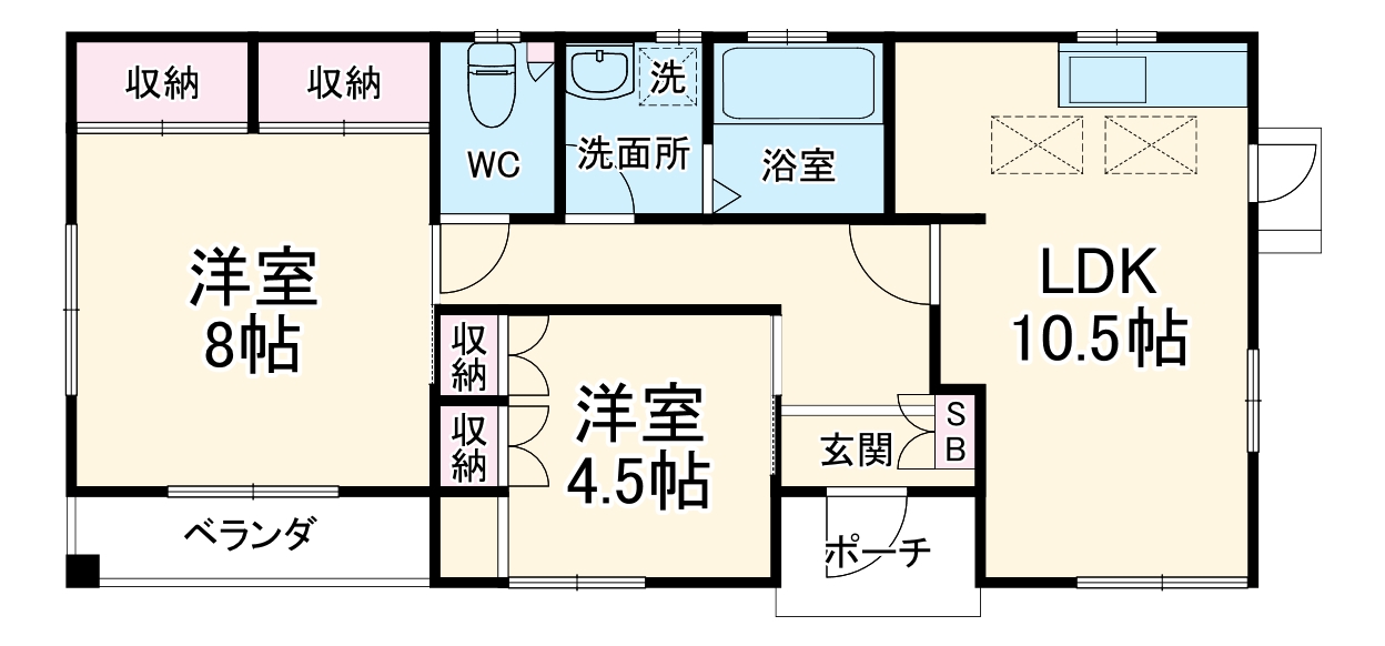スマイルート港南中央の間取り