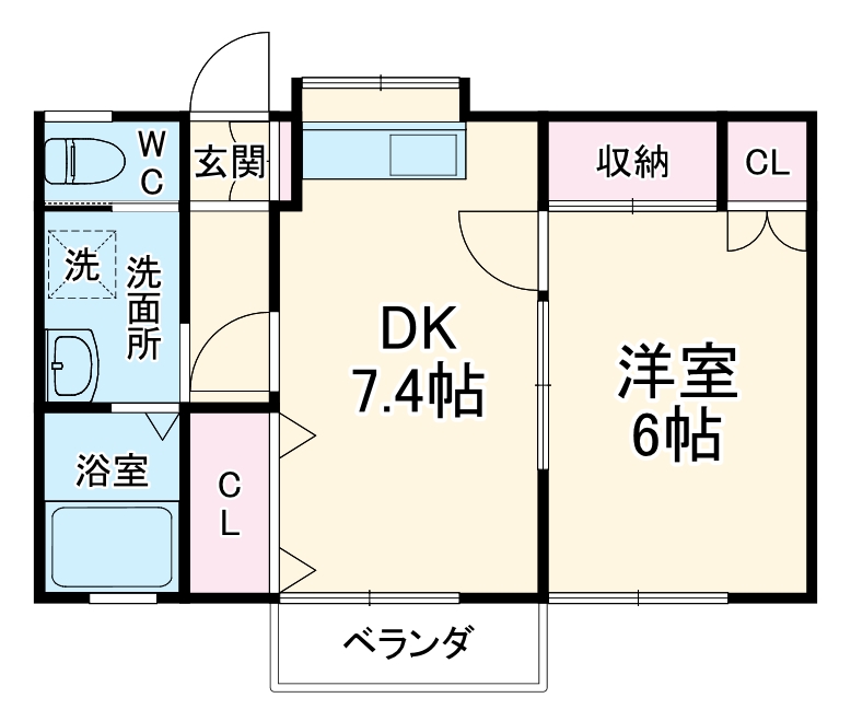ハイツコスモスの間取り