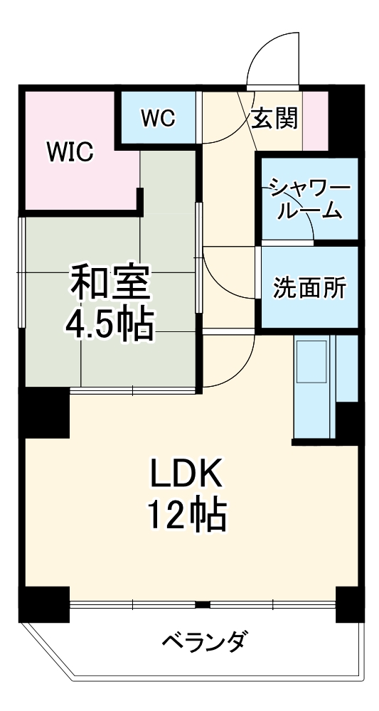 エスポワール瑞穂の間取り