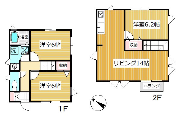 プライムアセット下清戸2号棟の間取り