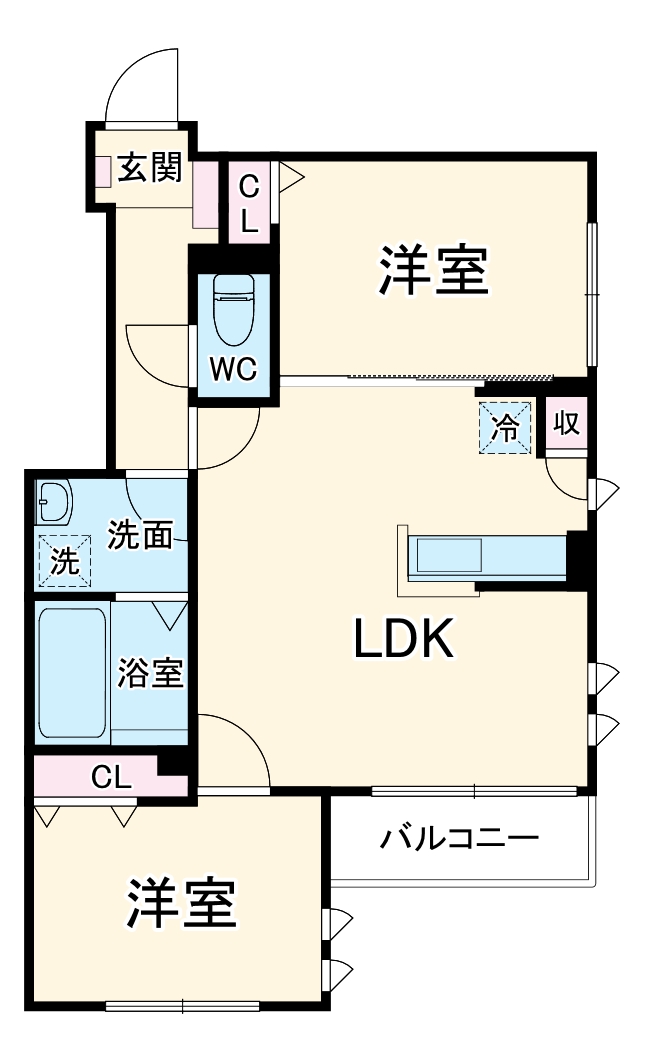 ＴＨ－Ｍａｉｓｏｎ習志野台の間取り