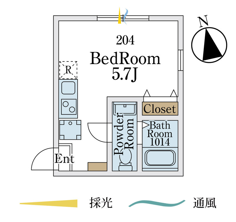 メゾン ヴェール 生田の間取り