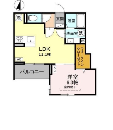 Noble villa東大成の間取り