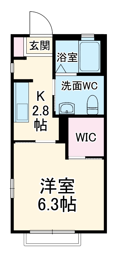 エスポワールAの間取り