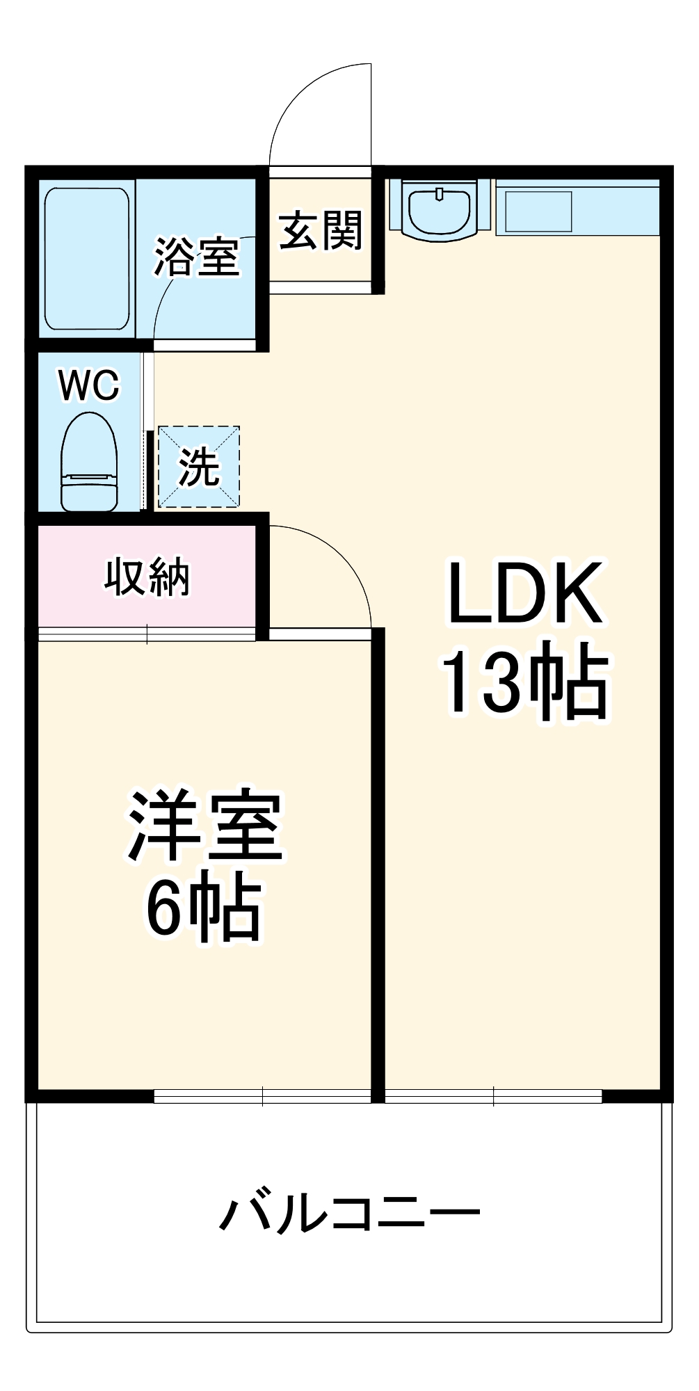 エルジュ上永谷の間取り