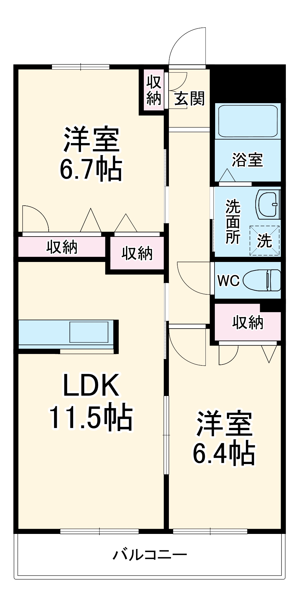 レジェンドメゾンの間取り