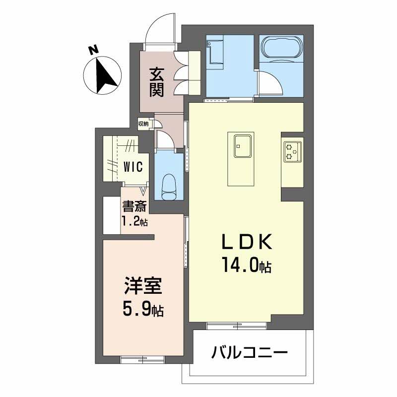 グレインコートの間取り