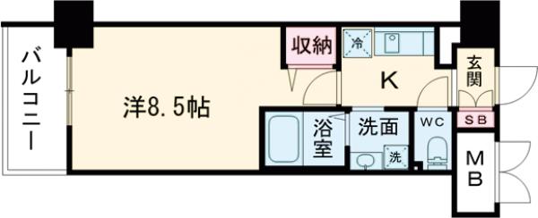 シェルピアコート貝塚の間取り