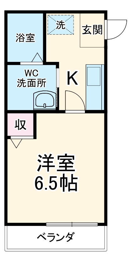 アパートメント二条城の間取り