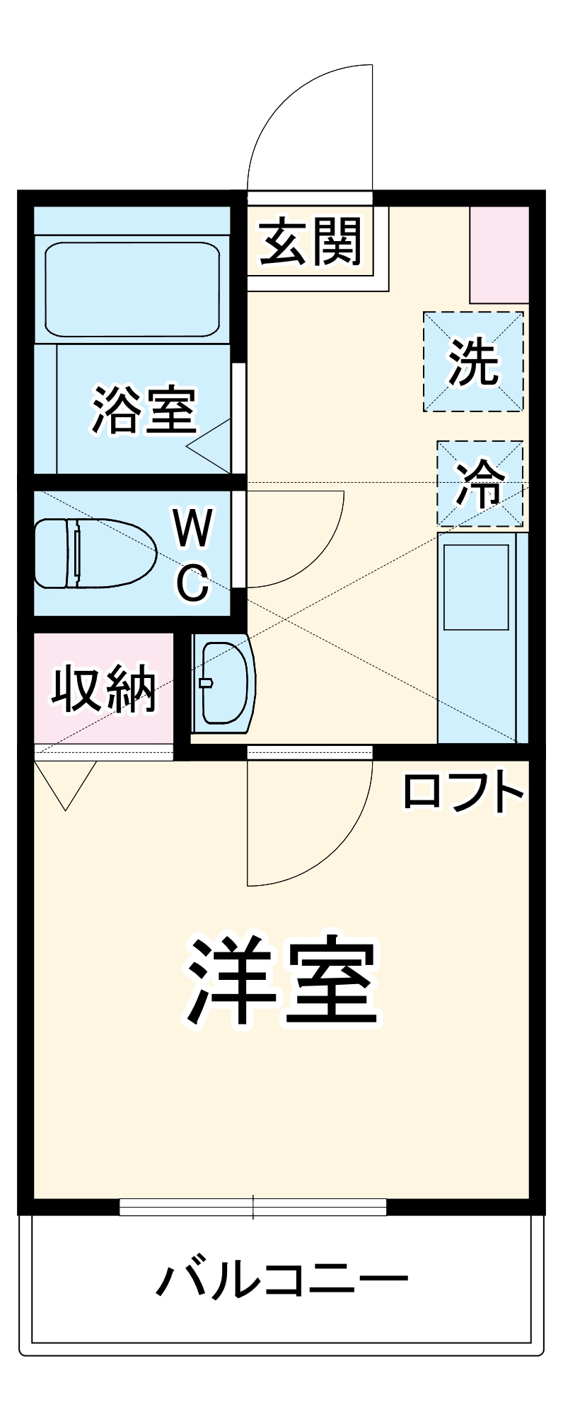 S-harbar Lagoon屏風浦の間取り