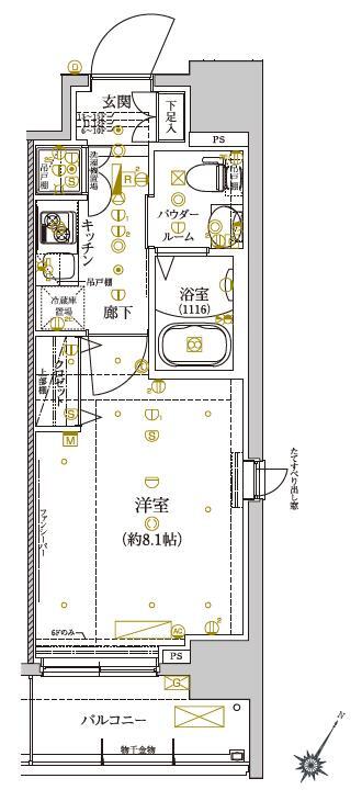 クレイシア王子の間取り