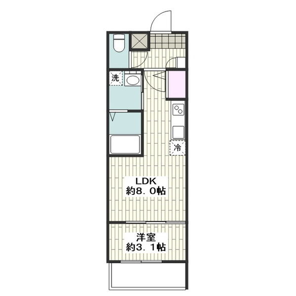 MOVE中村公園SOUTHⅡの間取り