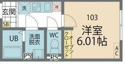 カインドネス本厚木Eastの間取り