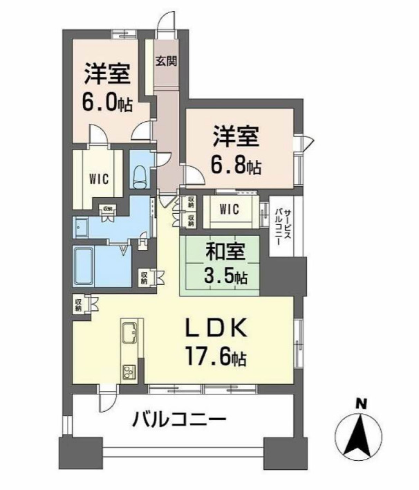 Nudgeone.照葉の間取り