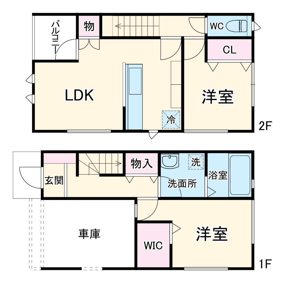 NeST豊春の間取り