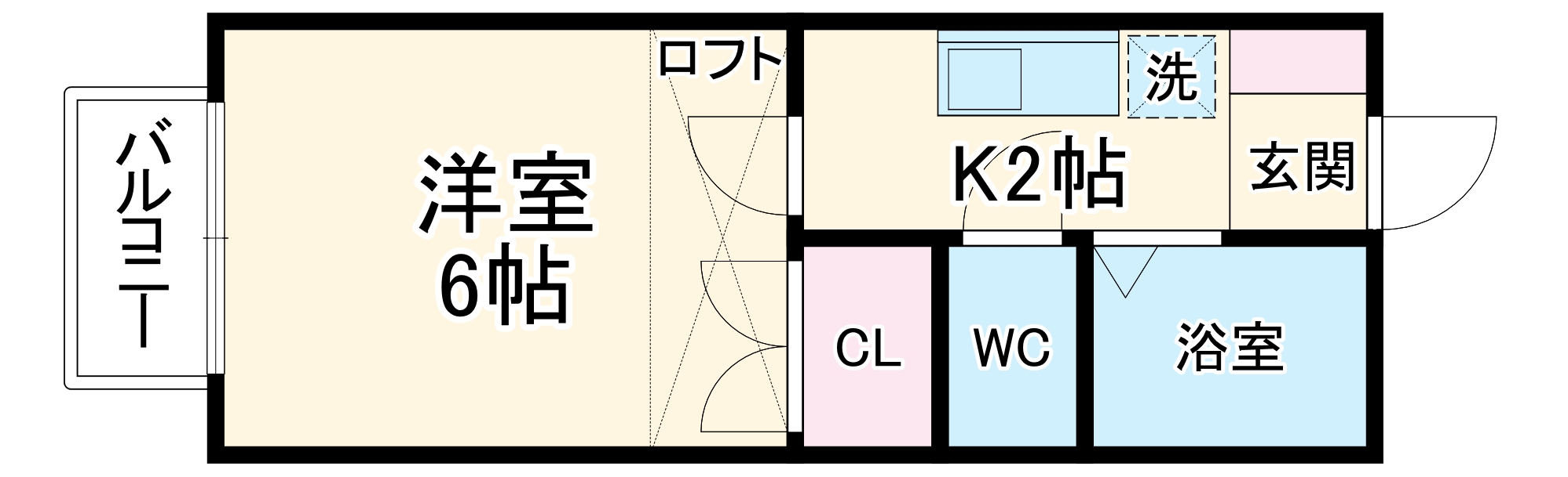 櫻井コーポの間取り