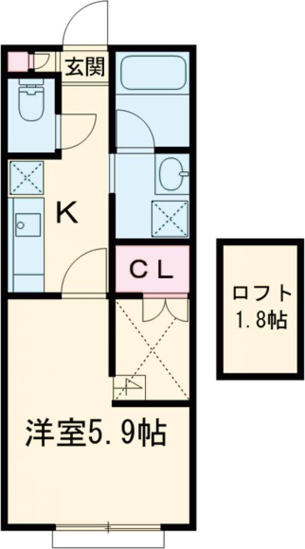 レスコムアルファの間取り