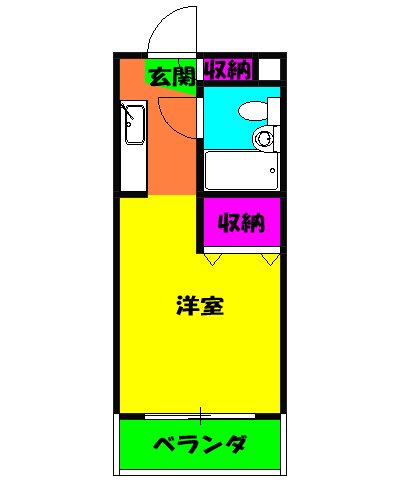 メゾングリシーヌの間取り