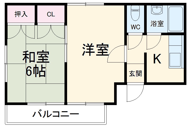 グレース陽南の間取り