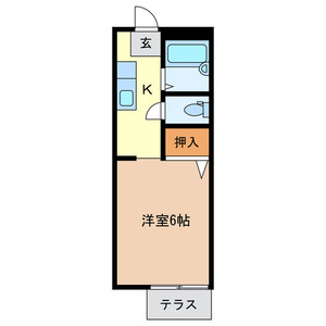 Ｃｌａｉｒ溝端の間取り