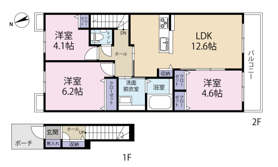 グレイスコート佐鳴台の間取り