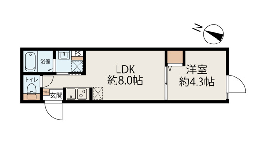 CIEL北赤羽の間取り
