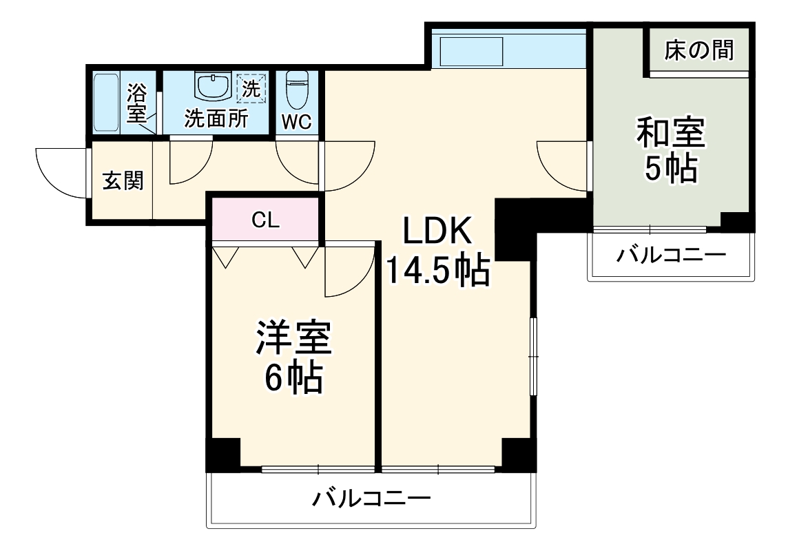 シャンボール覚王山の間取り