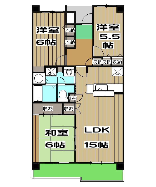 メルサンテかめおかの間取り