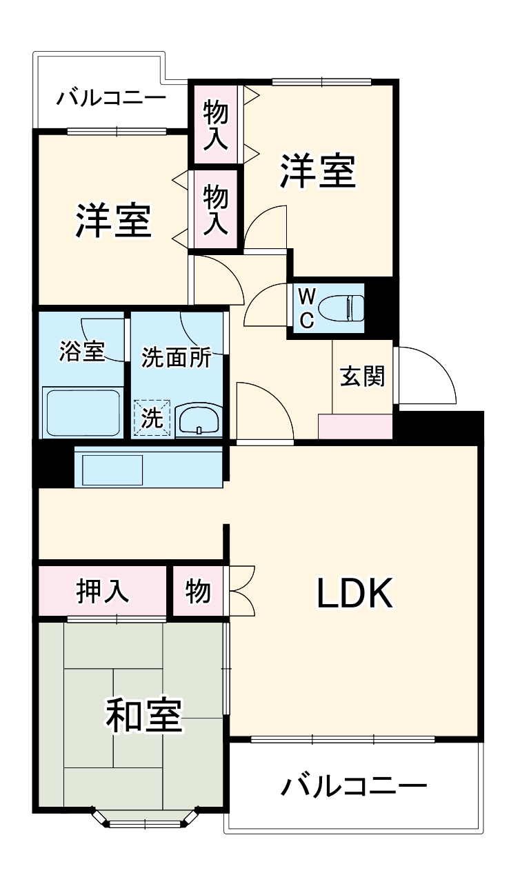 ラヴィベール箕面の間取り