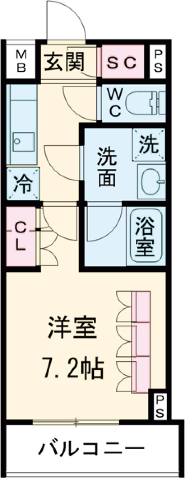 ブライズフォルム墨田の間取り