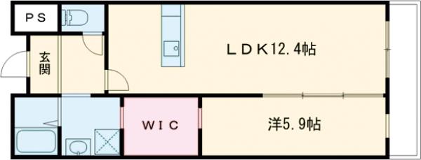 ISE伊勢住宅高師浜7107の間取り