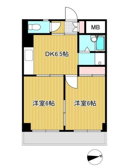 南糧三春台ビルの間取り