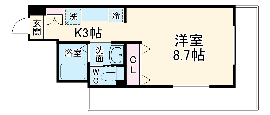 グランソレーユ横浜鶴見の間取り