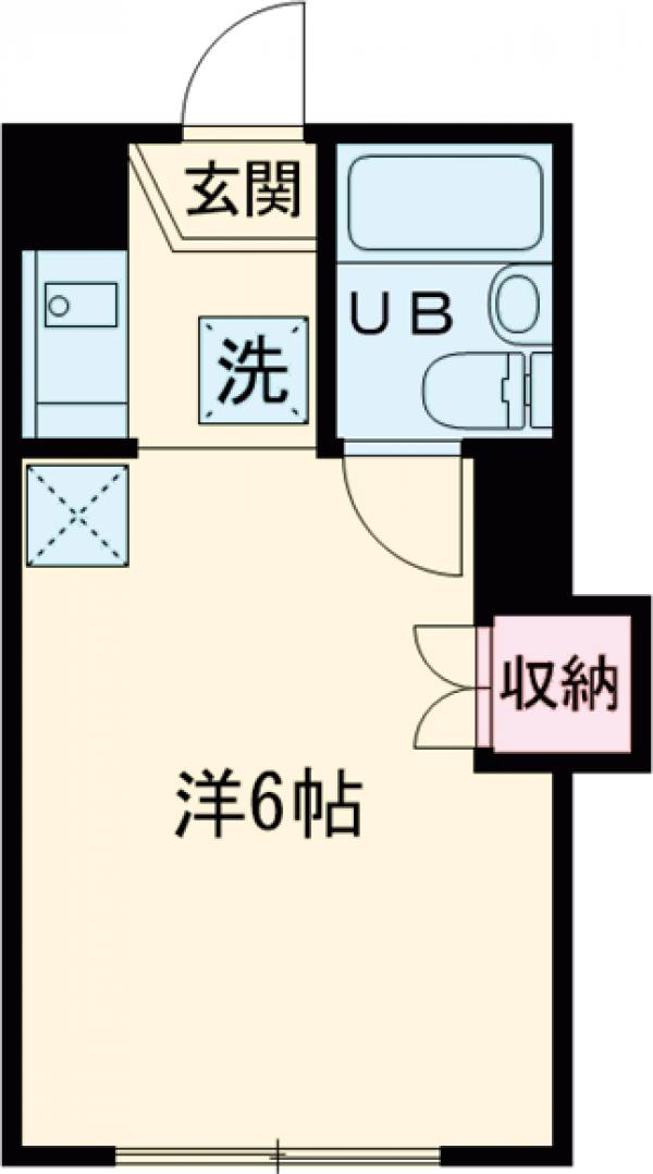 浜田山410の間取り