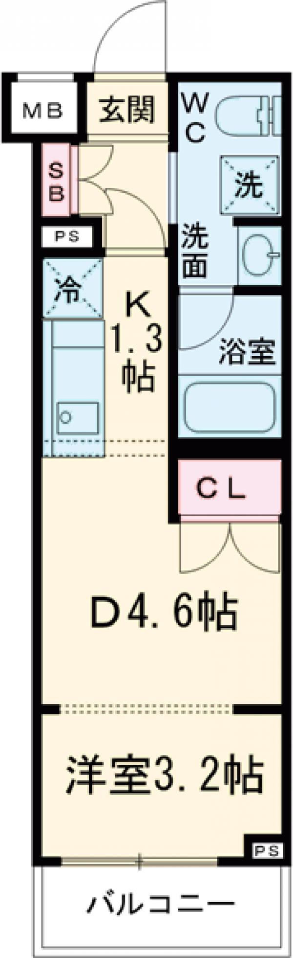 AXAS東京WEST練馬の間取り