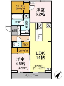shine fortの間取り